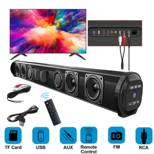 Soundbar Wireless Bluetooth Car Computer Speakers