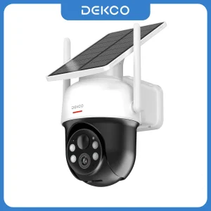 Dekco 3MP 100% Wire-Free Solar WiFi Camera